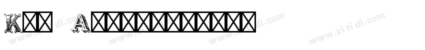 K95 Alphabet字体转换